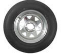 Goodyear Endurance Tire ST205/75R15D with 5 Lug Steel Silver Spoke Wheel 