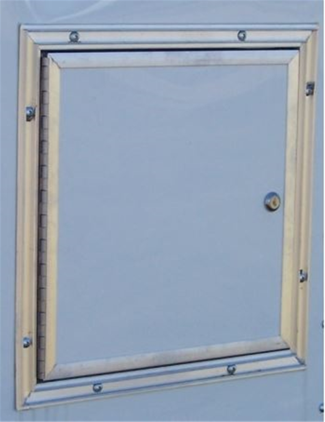 White Fuel Door (14"x14")