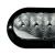 Oval 6" Led Tail Light with Pigtail, Clear Lens