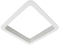 ROOF VENT, WHITE PLASTIC, FITS ROOFS WITH A CEILING LINER