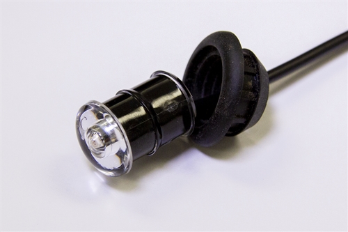 3/4" Led Clearance Light, Amber with Clear Lens 