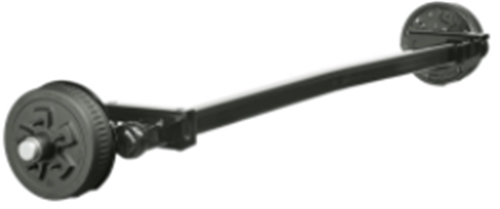 2K Dexter Torflex® Axle / Without Brakes , 5 Lug 22.5° UP TRAIL