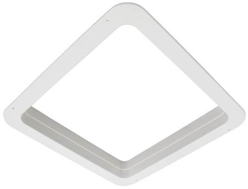 ROOF VENT, WHITE PLASTIC, FITS ROOFS WITH NO CEILING LINER