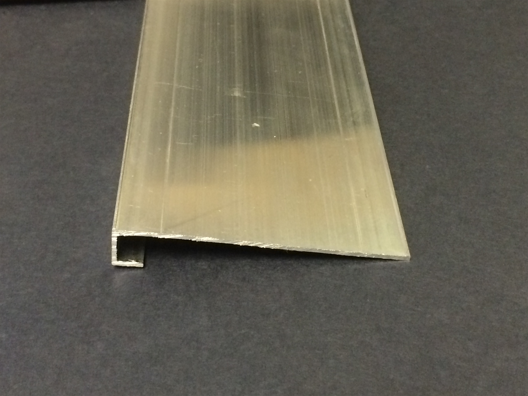 Aluminum Ramp Door "J" Trim, 2-1/2" Wide - 94"