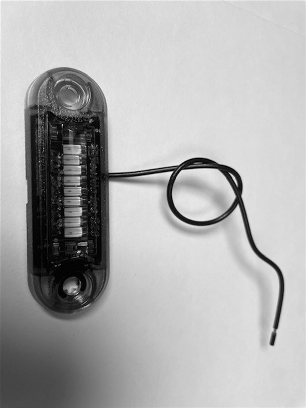 LED Amber Smoked Lens Clearance Light S26
