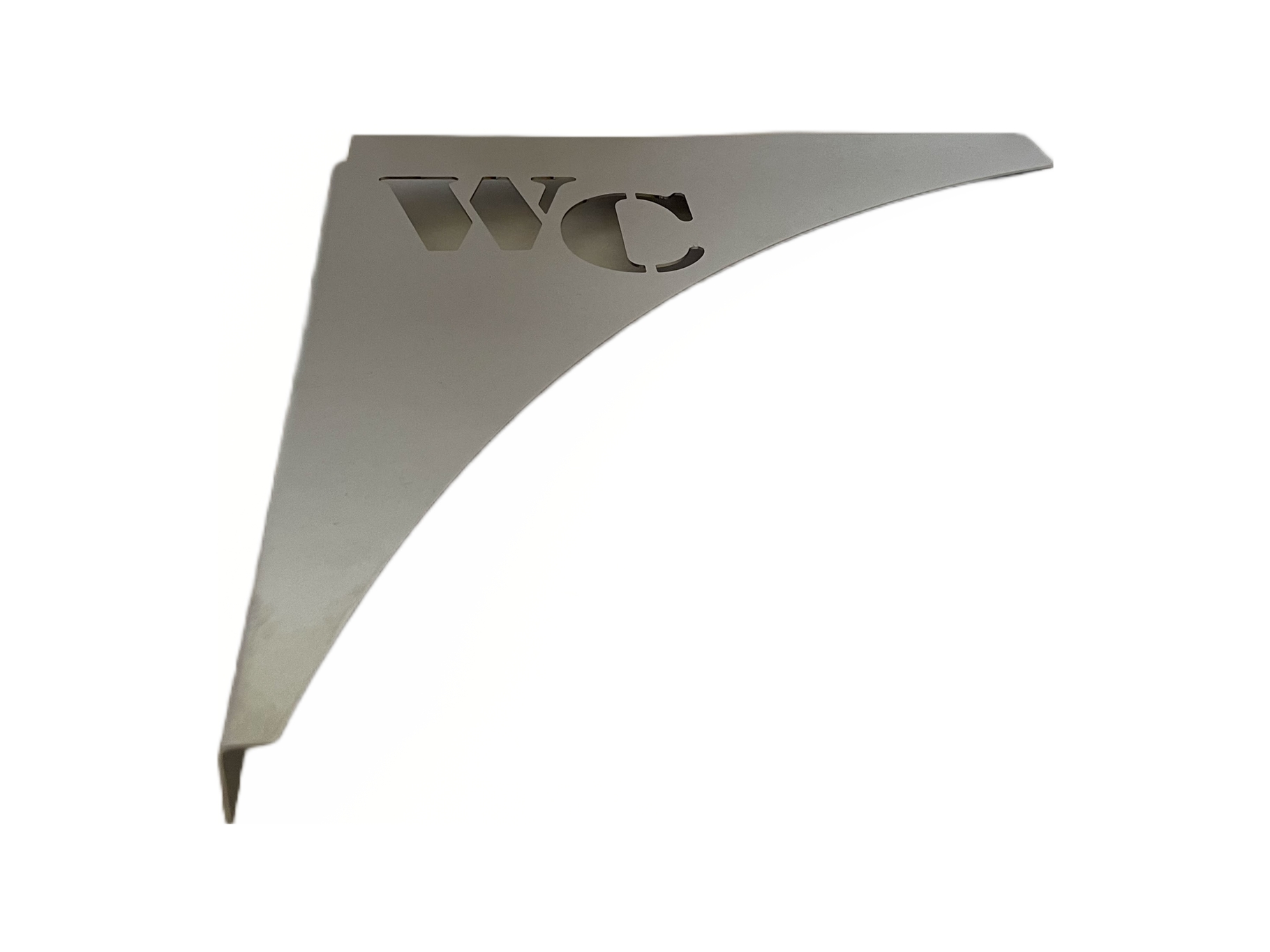 Gusset Spoiler, Wells Cargo Logo, Road Side, Mirror Finish