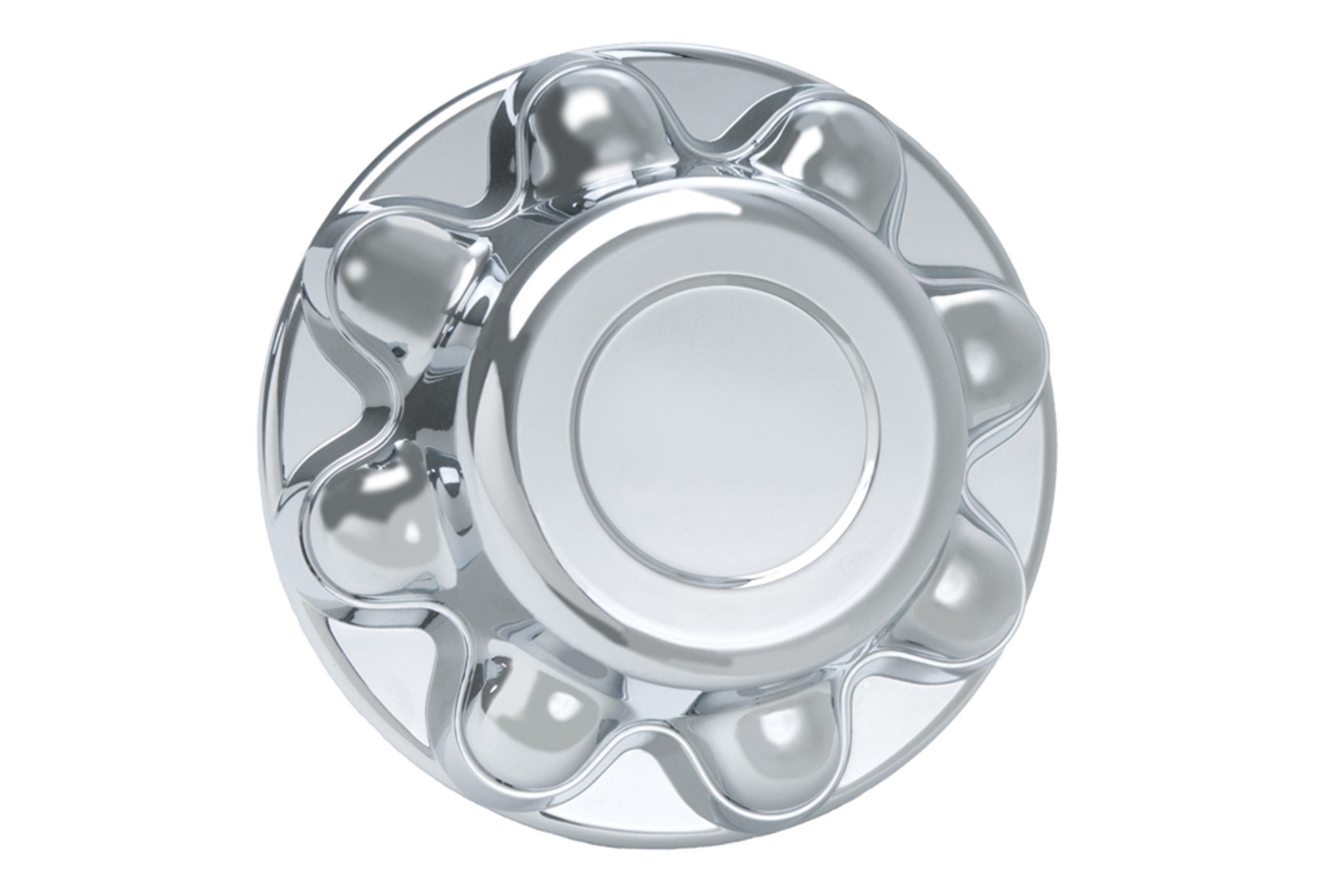 Chrome ABS Hub Cover, 8-Bolt