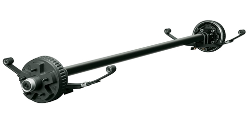 3.5K Dexter Spring Axle with Manual Adjust Electric Brakes 4" DROP