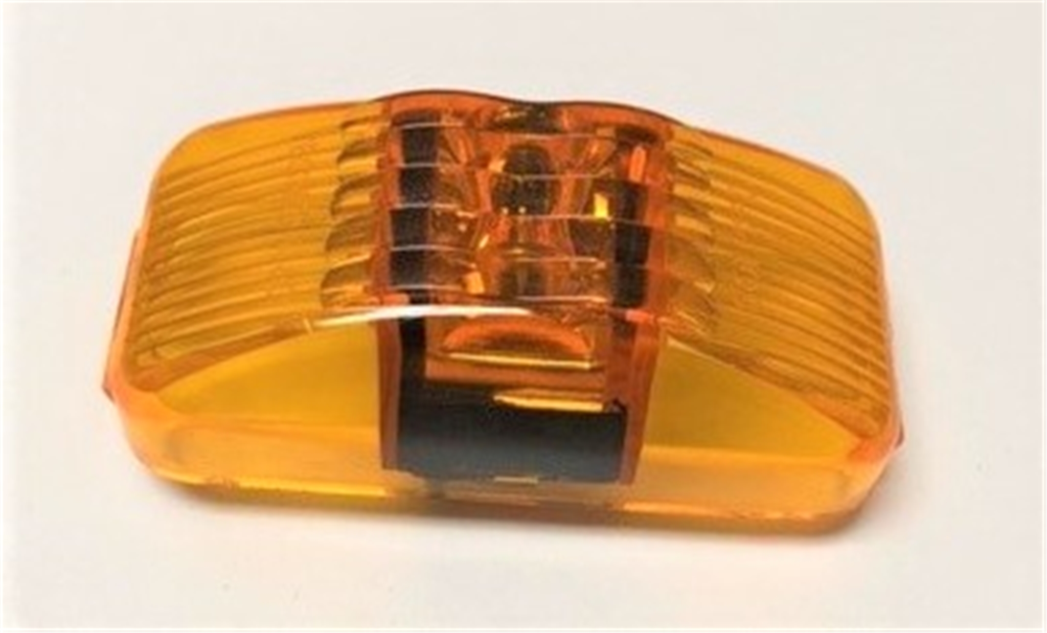 Amber Lens Clearance Light, .33 AMP Single Bulb Lens (2.5"X1.2"X0.8")