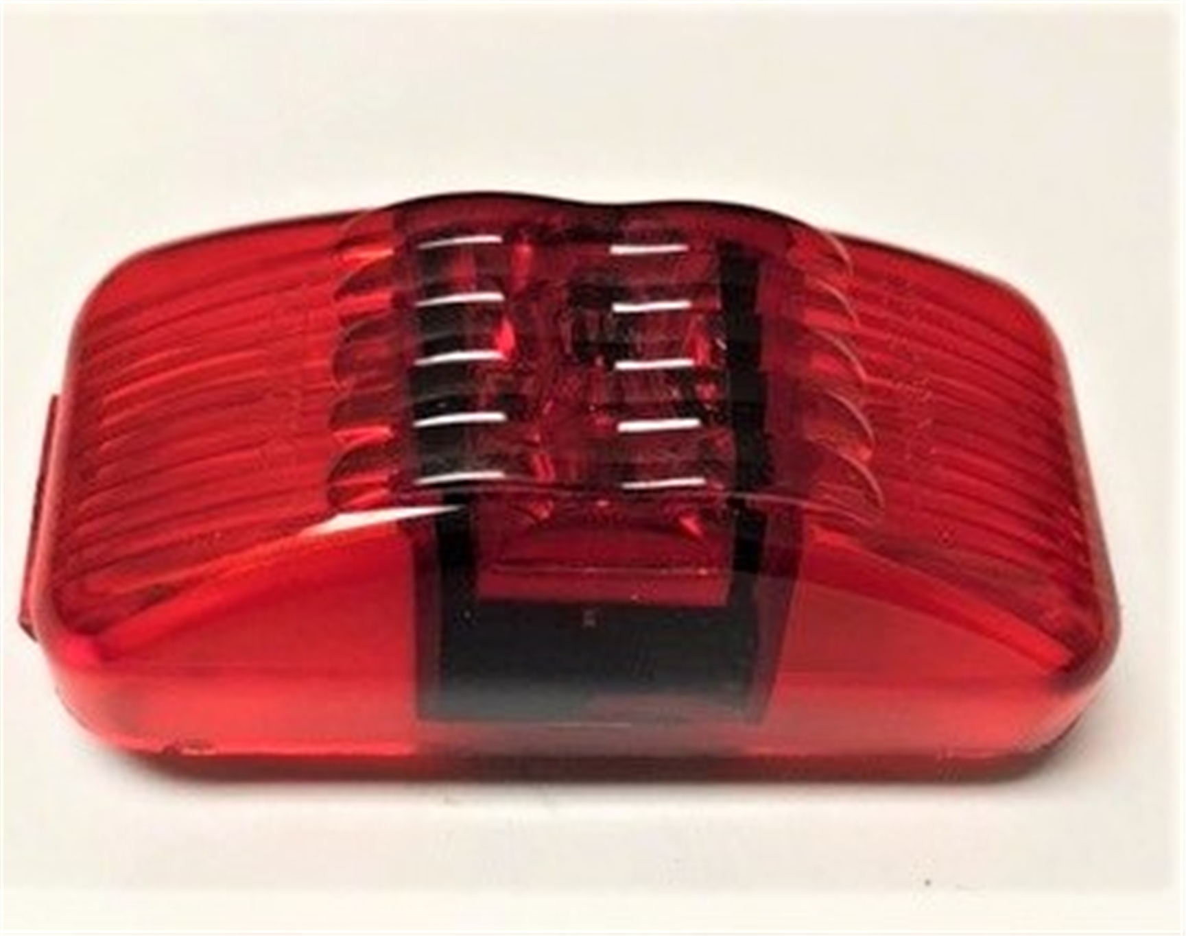 Red Lens, .33 AMP Single Bulb Lens, (2.5"X1.2"X0.8")